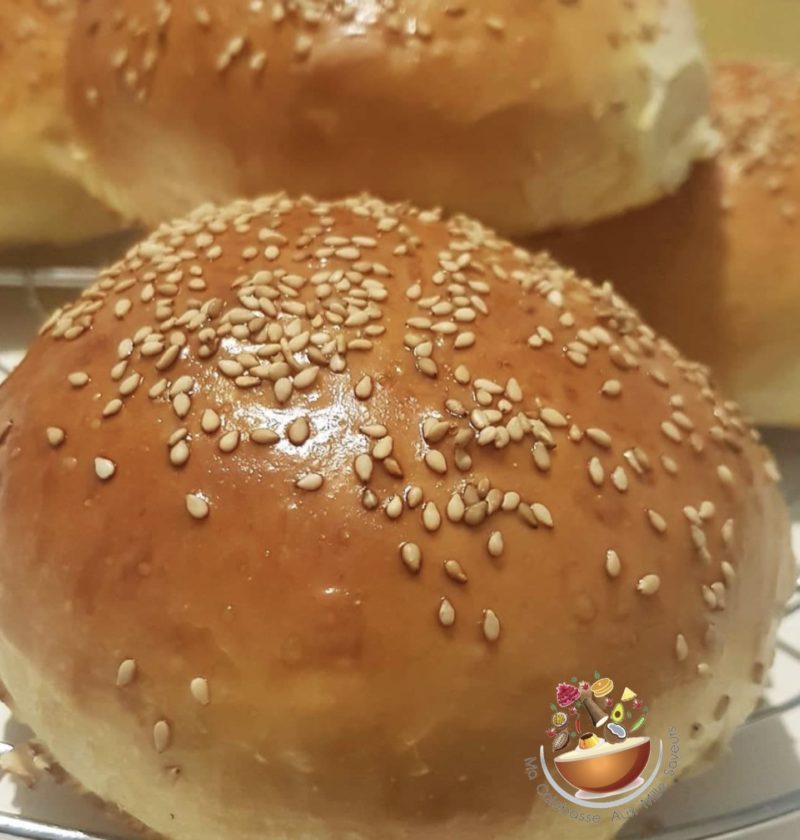 recette pains buns burger