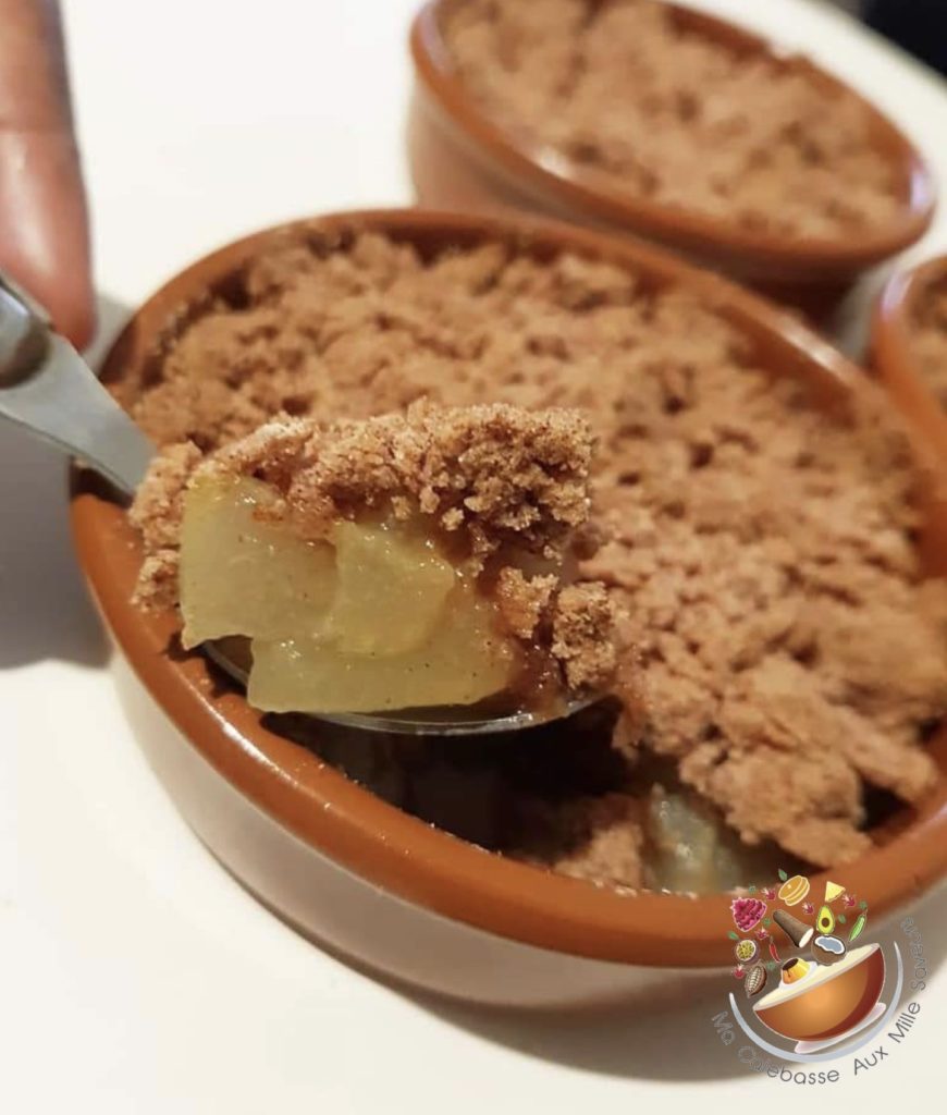 crumble poires sorgho
