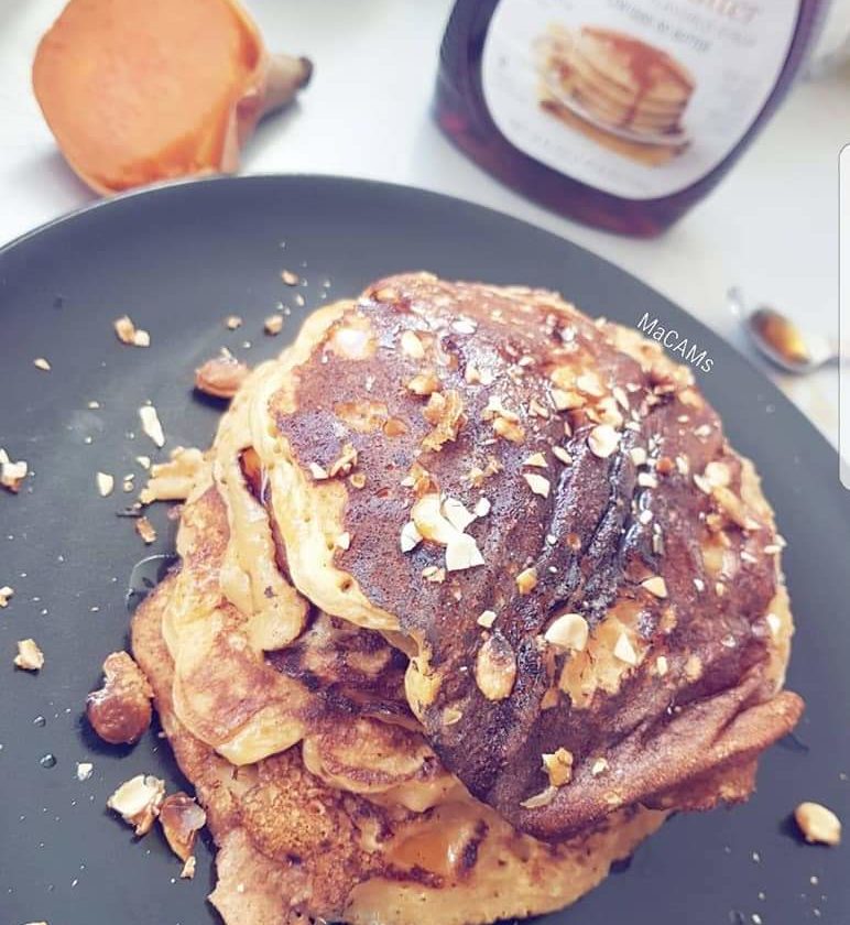 pancakes à la patate douce