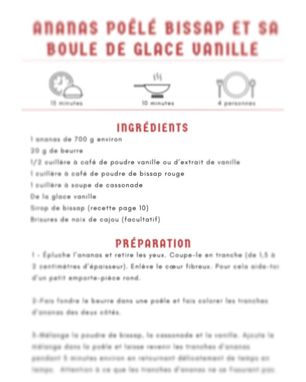 E-book Saveurs sucrées autour du bissap (hibiscus) – Image 3