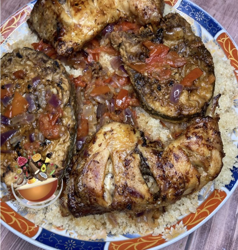 attiéké poulet darnes de thon bis